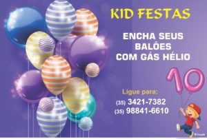 Encher balões com gás hélio